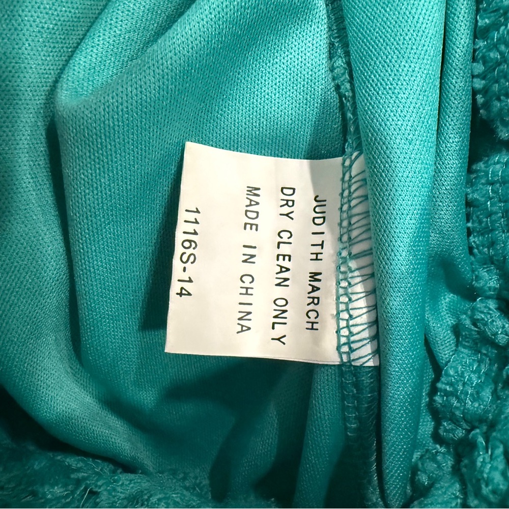 Judith March Green High Waist Shorts with Playful Tassels - Picture 4 of 9